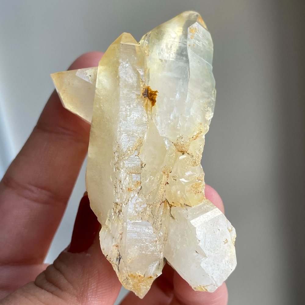 Rare Limonite Himalayan Quartz Crystal